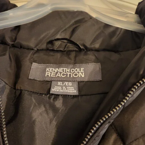 Kenneth Cole Reaction Down Coat Chocolate Brown - Picture 2 of 11